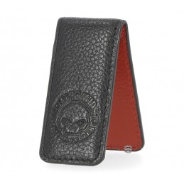 Porta soldi in pelle Skull Harley-Davidson