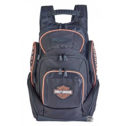 Zaino Black/Orange Harley-Davidson