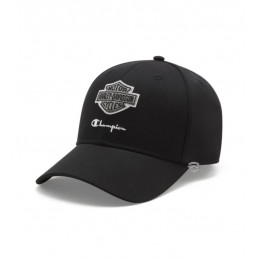 Cappellino Nero e Argento Champion per Harley-Davidson