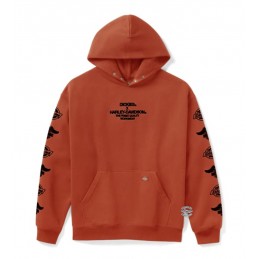 Felpa Eagle orange Dickies per Harley-Davidson
