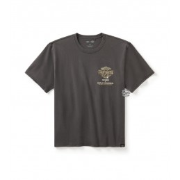 T-shirt Heavyweight Flaming Eagle Dickies per Harley-Davidson