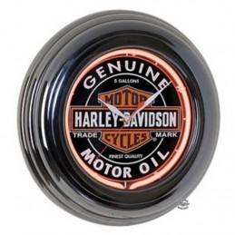 Orologio al neon Oil Can Harley-Davidson