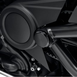 Copri-Bulloni Perno Forcellone Posteriore-Nero Lucido