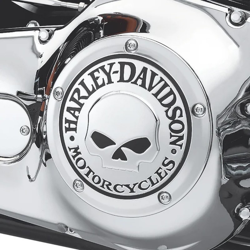 Coperchio Di Accesso Frizione Collezione Willie G Skull-Cromato