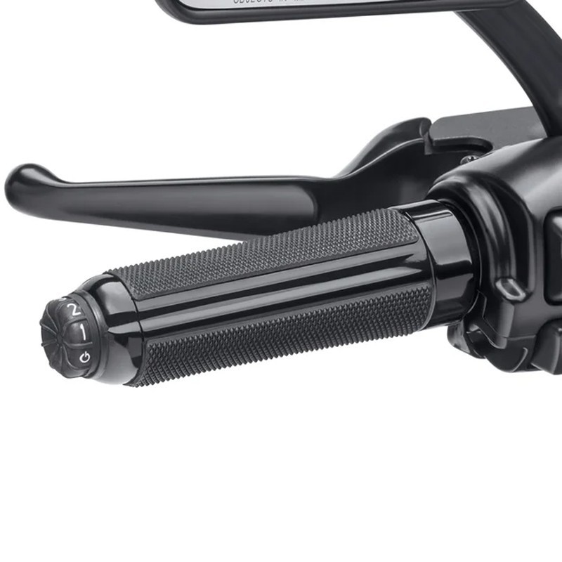 Manopole Riscaldate Airflow-Nero Lucido