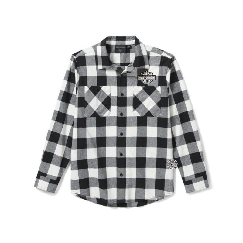 Camicia da uomo Bar & Shield Buffalo Harley-Davidson Camicia da uomo Bar & Shield Buffalo Harley-Davidson