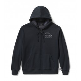 Felpa da uomo Plaid Lined Zip Harley-Davidson