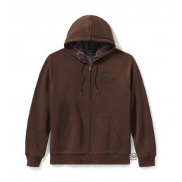 Felpa da uomo Plaid Lined Zip Harley-Davidson