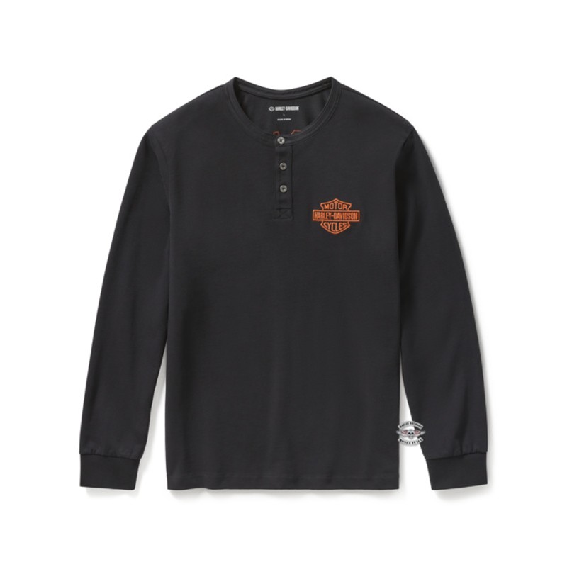 Maglia da uomo Racer Henley Harley-Davidson Maglia da uomo Racer Henley Harley-Davidson