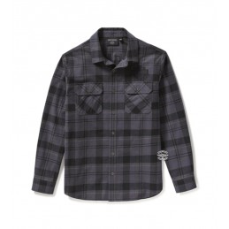 Camicia Racer Font Yarn Dyed Harley-Davidson