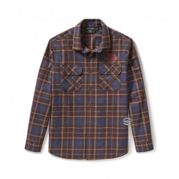 Camicia Racer Font Yarn Dyed Harley-Davidson