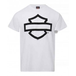 T-shirt da uomo Open B&S On White Harley-Davidson Monza