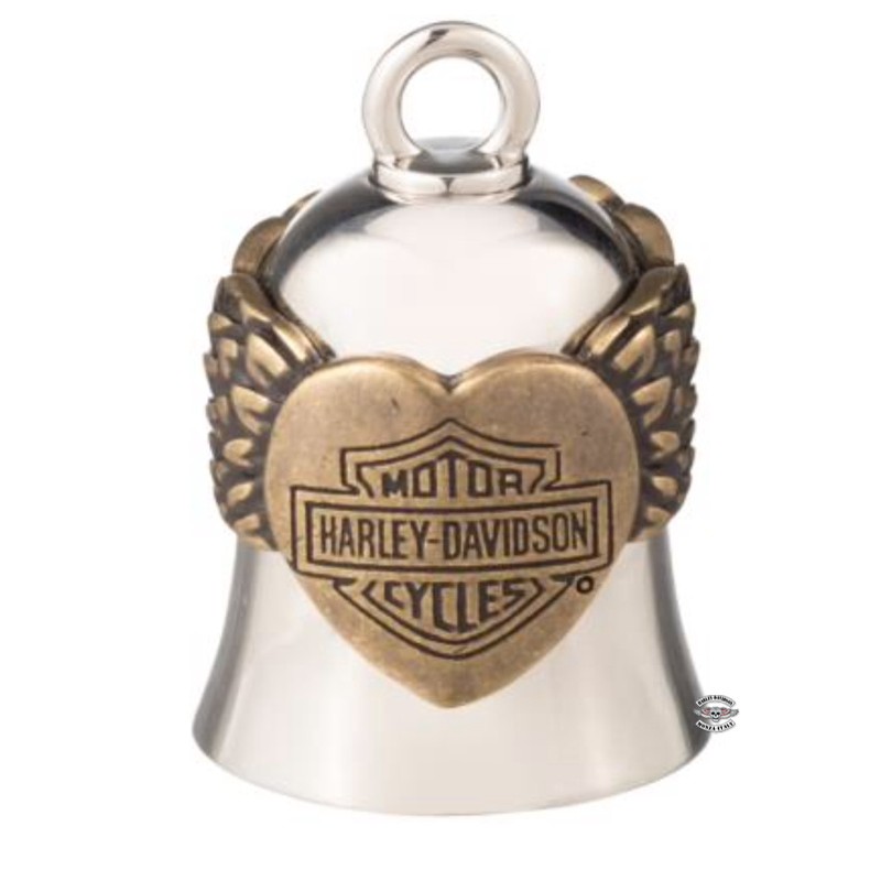 Campanella Silver Heart Wings Harley-Davidson