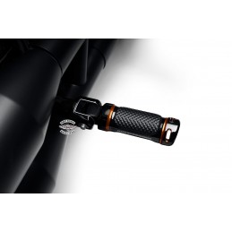 Pedane passeggero Collezione Adversary Sportster 1250S– Nero e arancione