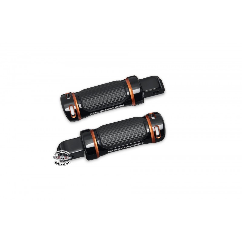 Pedane passeggero Collezione Adversary Sportster 1250S– Nero e arancione