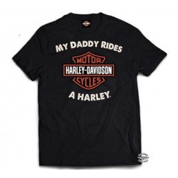 T-shirt Bimbo Daddy Rides Harley-Davidson