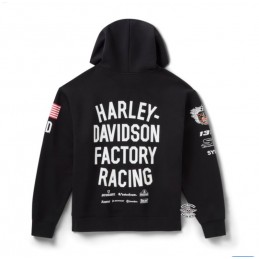 Felpa con cappuccio Factory Racing Team Harley-Davidson