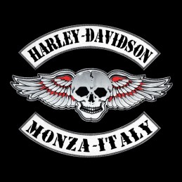 T-shirt da uomo Dark trait Military Green Harley-Davidson Monza
