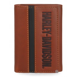 Portafoglio Center Block Cognac Harley-Davidson