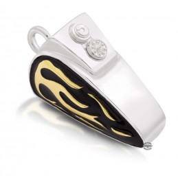 Campanella Black & Gold Flame Tank