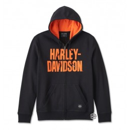 Felpa da uomo Bar Font Harley-Davidson