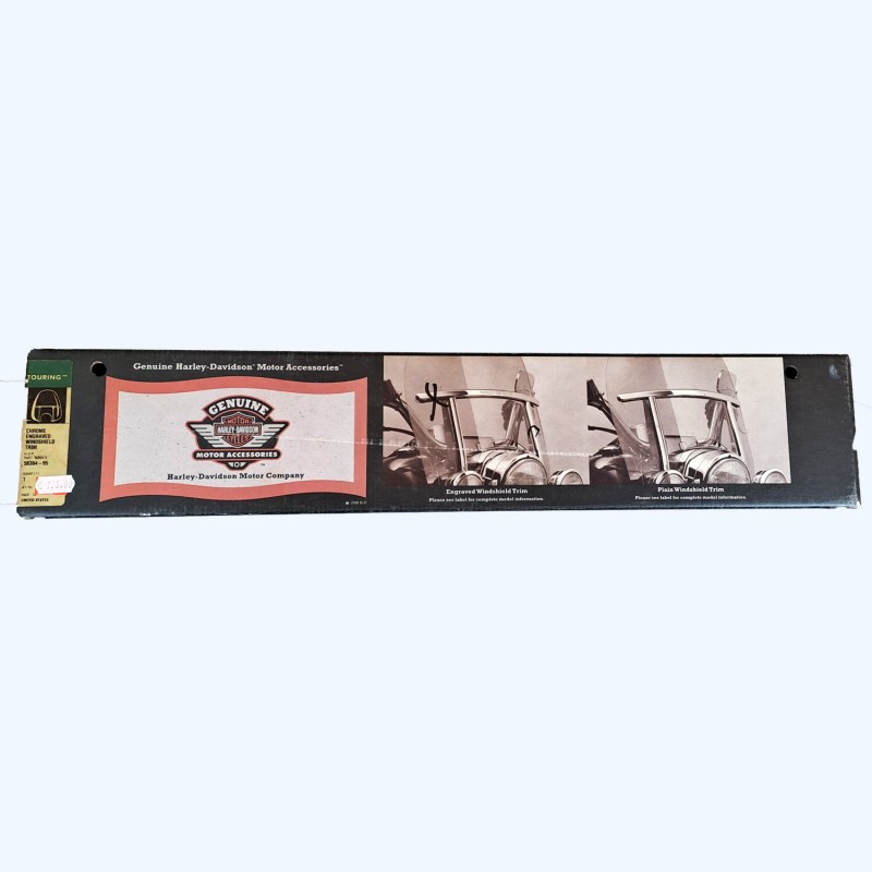 CHROME ENGRAVED WINDSHIELD TRI