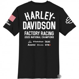T-shirt da uomo Factory Racing Harley-Davidson