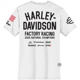 T-shirt da uomo Factory Racing Harley-Davidson
