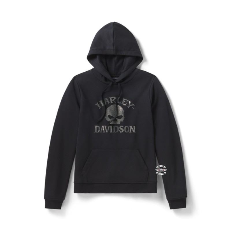 Felpa da donna Willie G. Skull Bling Harley-Davidson