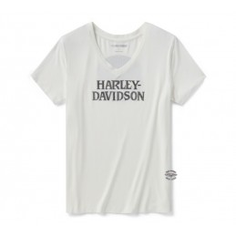 T-Shirt donna Willie G. Skull Bling Harley-Davidson