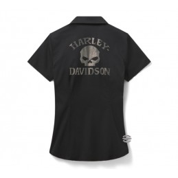 Camicia da donna Willie G. Bling Garage Harley-Davidson