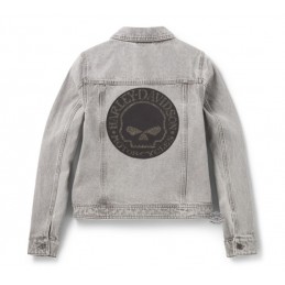 Giacca in denim con brillantini Willie G. Harley-Davidson