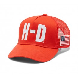 Cappellino orange Factory Racing Team Harley-Davidson