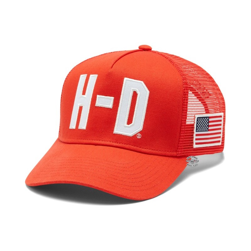 Cappellino orange Factory Racing Team Harley-Davidson