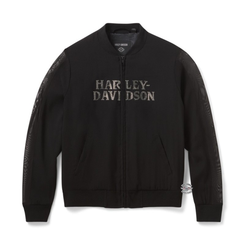 Bomber da donna Willie G. Skull Bling Harley-Davidson