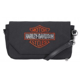 Borsa Bar & Shield Rhinestone Harley-Davidson