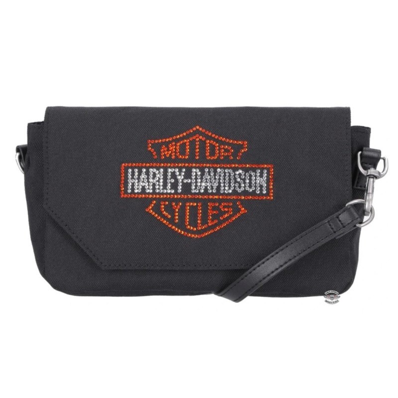 Borsa Bar & Shield Rhinestone Harley-Davidson