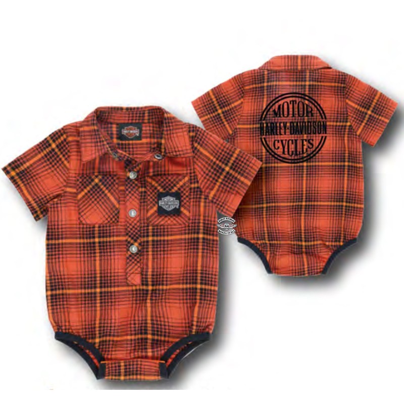 Boby Yarn Dyed Plaid Harley-Davidson