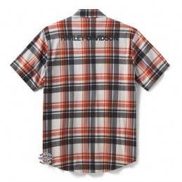Camicia Tecnica Uomo HD® TECH COOLMAX® Asfalto e Arancione
