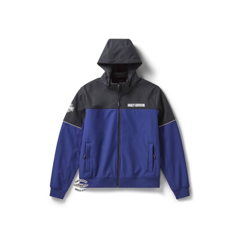 Giacca Color Block Idyll Blu e Nera