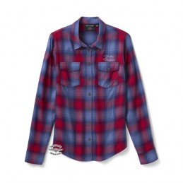Camicia a quadri con bottoni frontali HD® Essential