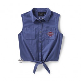 Top Donna Nodo Frontale HD® Essential Bijou Blue