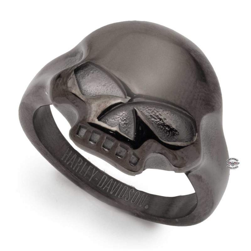 Anello da uomo Willie G. Skull Hematite Harley-Davidson