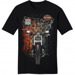T-shirt da uomo HD® Route 66 Anniversary