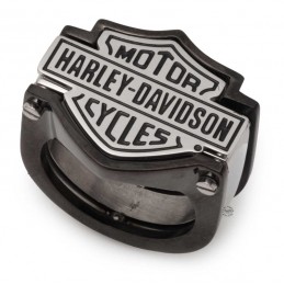 Anello da uomo Two-Tone Bar & Shield Bolt Harley-Davidson