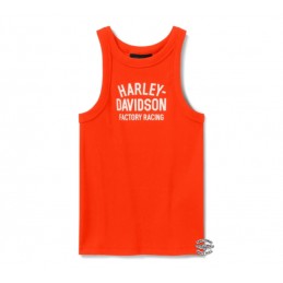 Top da donna Orange Factory Racing Fanwear Harley-Davidson