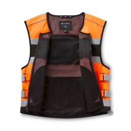 Gilet arancione alta visibilità Harley-Davidson
