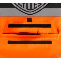 Gilet arancione alta visibilità Harley-Davidson