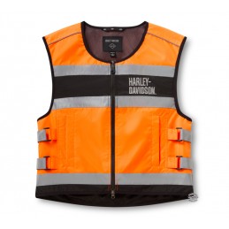Gilet arancione alta visibilità Harley-Davidson