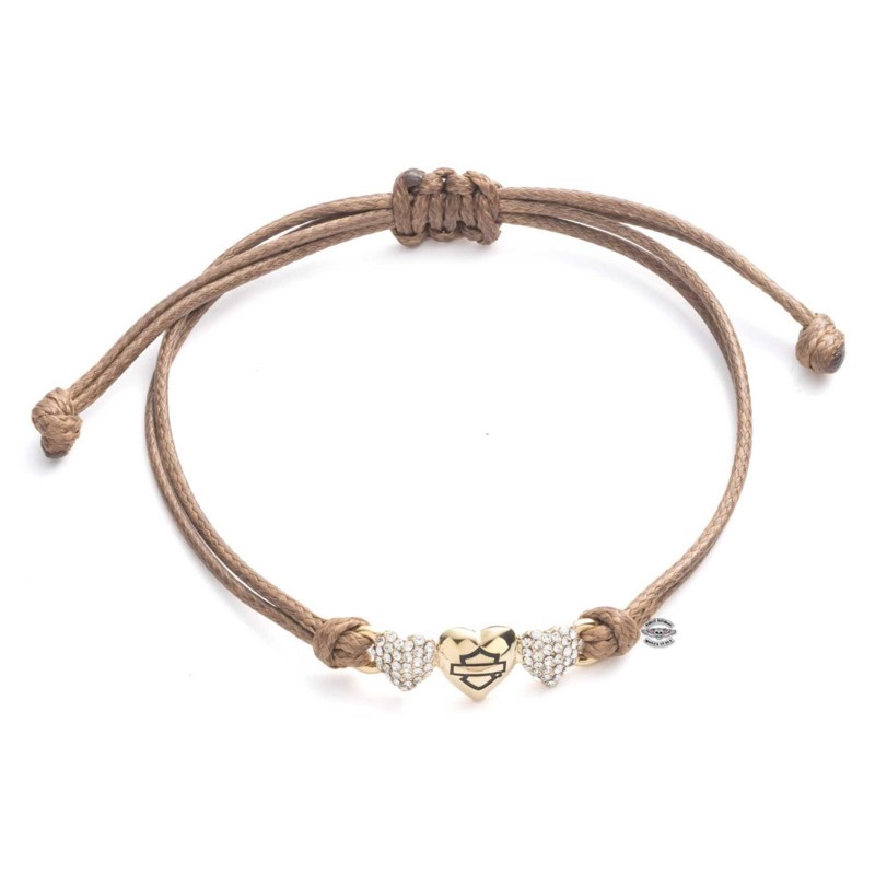 Braccialetto da donna Bar & Shield Heart Harley-Davidson
